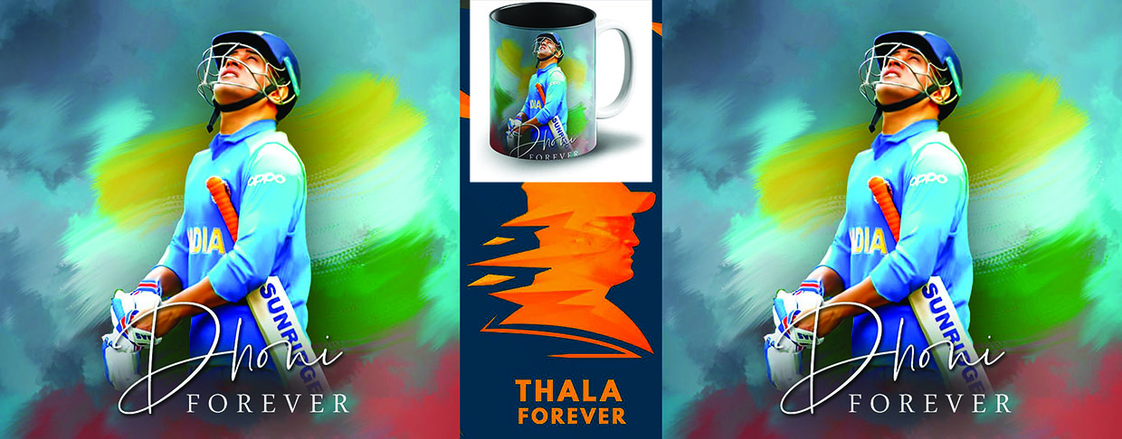 dhoni mug